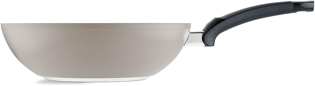 image:imageFissler Wok 110 inches 28 cm Seratal Wok Gas FireInduction Compatible NonHarm to the Body pfas ptfe Free NonStick Long Lasting Ceramic Coating Gift Gift Made in Germany