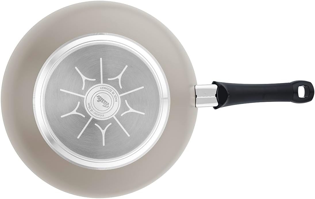 image:imageFissler Wok 110 inches 28 cm Seratal Wok Gas FireInduction Compatible NonHarm to the Body pfas ptfe Free NonStick Long Lasting Ceramic Coating Gift Gift Made in Germany