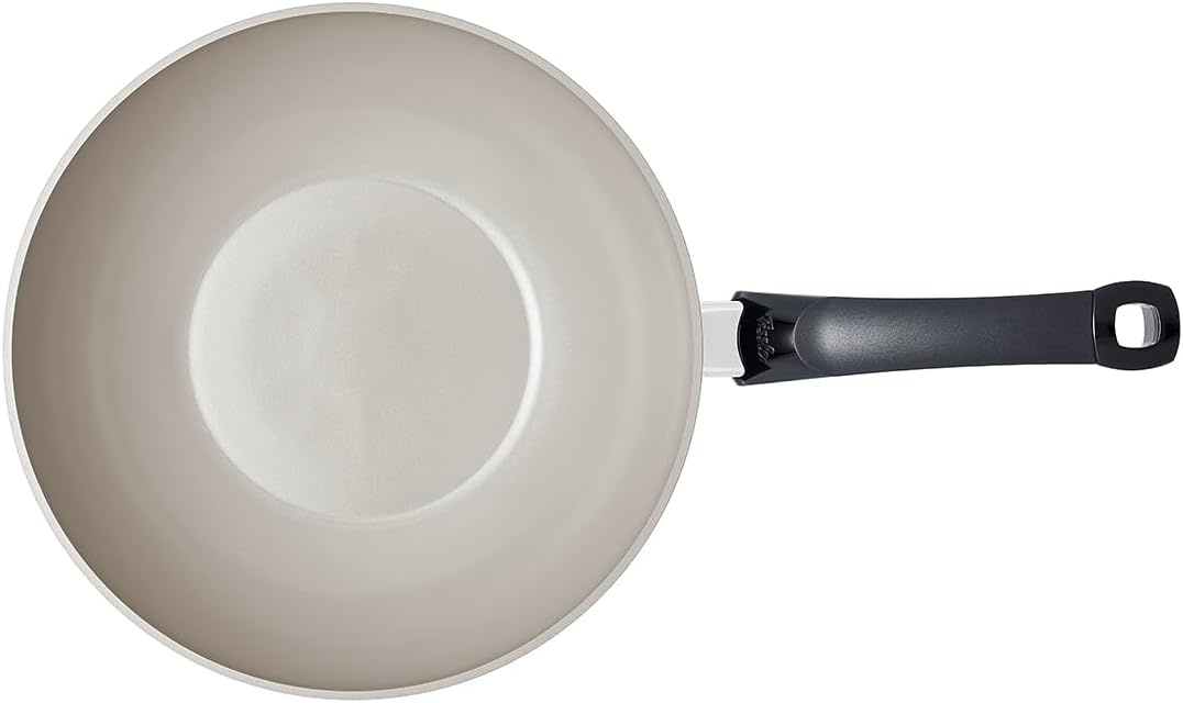 image:imageFissler Wok 110 inches 28 cm Seratal Wok Gas FireInduction Compatible NonHarm to the Body pfas ptfe Free NonStick Long Lasting Ceramic Coating Gift Gift Made in Germany