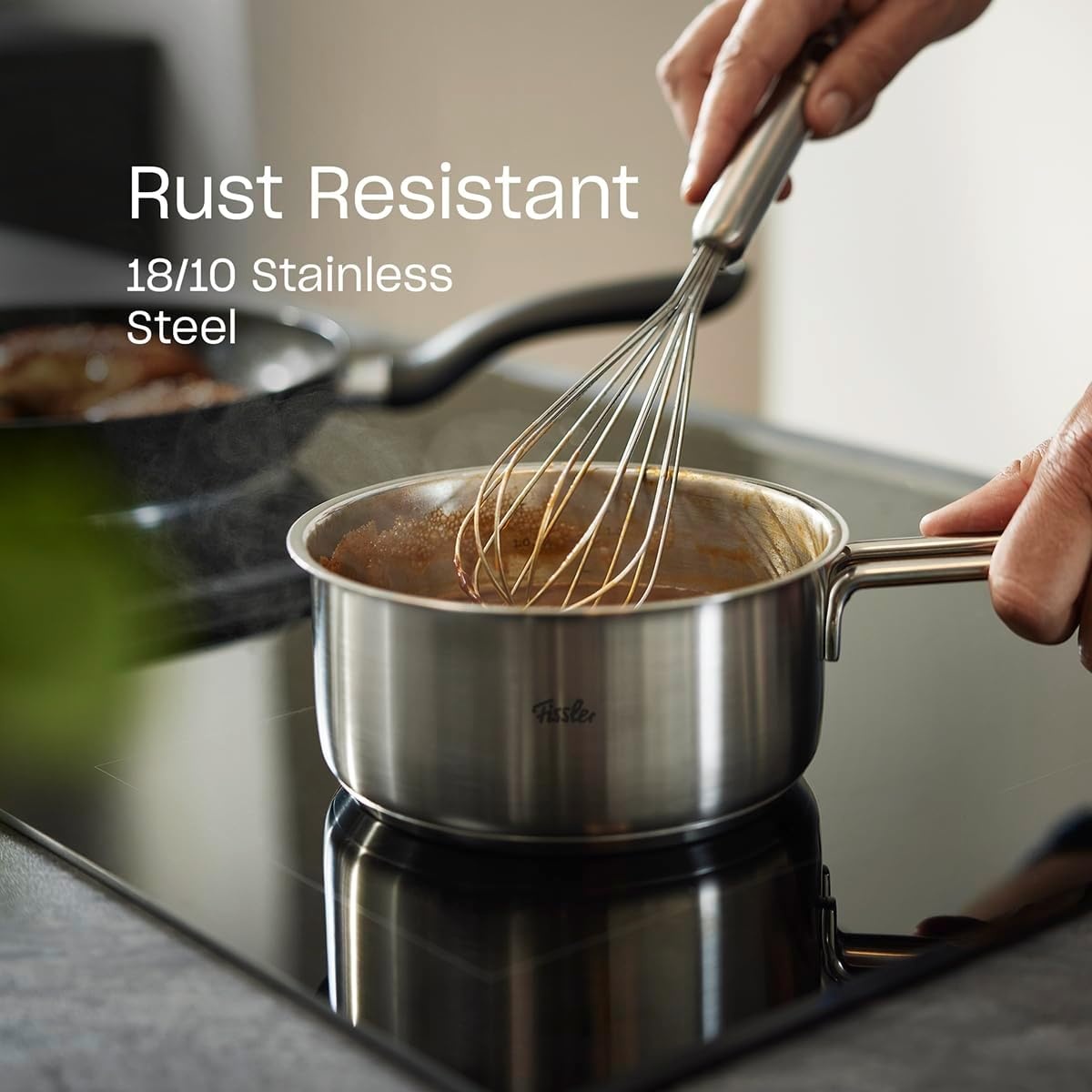 image:imageFissler Essential 12 Inch Wisk 1810 Stainless Steel Kitchen Utensil for Mixing amp Whipping Ergonomic Handle Dishwasher Safe