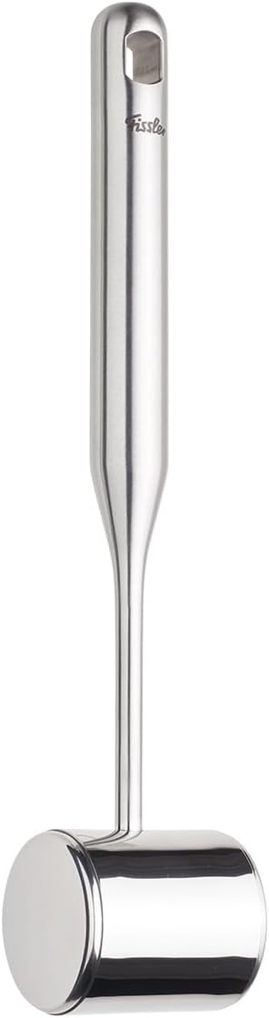 image:imageFissler Essential Meat Tenderizer 1810 Stainless Steel Meat Mallet Hammer for Steak Chicken amp Poultry Ergonomic Handle Dishwasher Safe