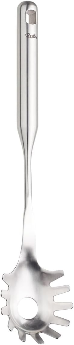 image:imageFissler Essential Pasta Fork 1810 Stainless Steel Kitchen Utensil for Serving Pasta amp Noodles Ergonomic Handle Dishwasher Safe