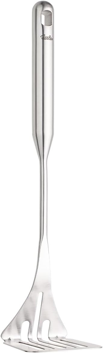 image:imageFissler Essential Potato Masher 1810 Stainless Steel Kitchen Utensil for Mashing Potatoes amp Vegetables Ergonomic Handle Dishwasher Safe