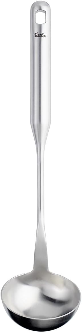 image:imageFissler Essential Soup Ladle 1810 Stainless Steel Kitchen Utensil for Soups amp Sauces Ergonomic Handle Dishwasher Safe