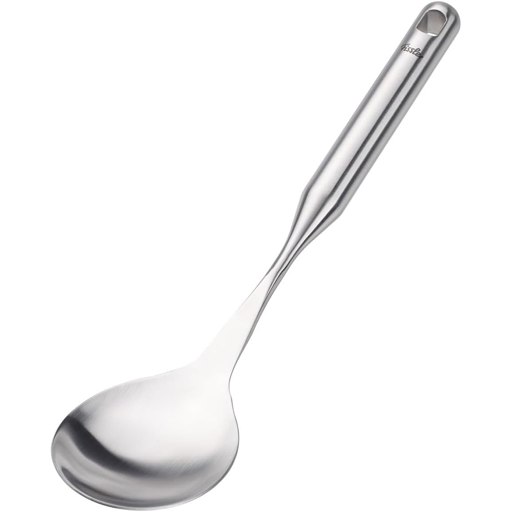 image:imageFissler Essential Vegetable amp Rice Serving Spoon 1810 Stainless Steel Kitchen Utensil for Serving amp Cooking Ergonomic Handle Dishwasher Safe