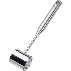 image:imageFissler Essential Meat Tenderizer 1810 Stainless Steel Meat Mallet Hammer for Steak Chicken amp Poultry Ergonomic Handle Dishwasher Safe