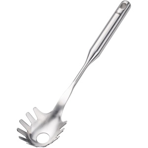 image:imageFissler Essential Pasta Fork 1810 Stainless Steel Kitchen Utensil for Serving Pasta amp Noodles Ergonomic Handle Dishwasher Safe