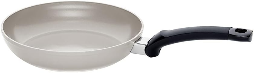 image:imageFissler Ceratal Comfort amp Classic 4Piece Aluminium Frying Pan Ceramic Coated 24 28 cm 2 Free Glass Lids NonStick Frying Pan Induction Grey