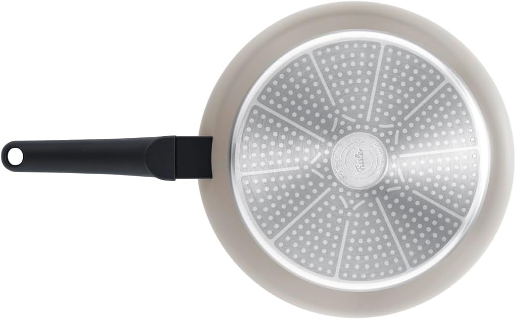 image:imageFissler Ceratal Evo Comfort Frying Pan Diameter 24 cm Warm Grey Ceramic Pan Made Without PFASPTFE WaterBased NonStick Coating Ergonomic Handle Induction Made in Germany