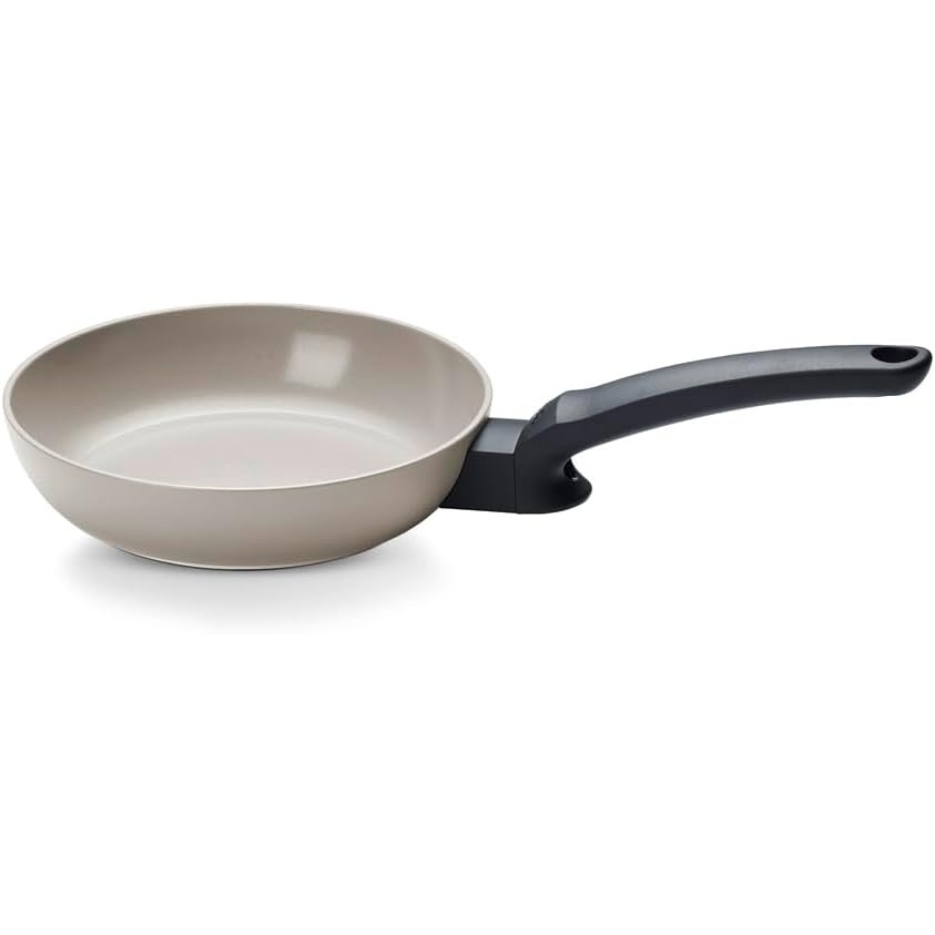 image:imageFissler Ceratal Evo Classic Frying Pan Diameter 20 cm Warm Grey Ceramic Pan Made Without PFASPTFE WaterBased NonStick Coating Ergonomic Handle Induction Made in Germany