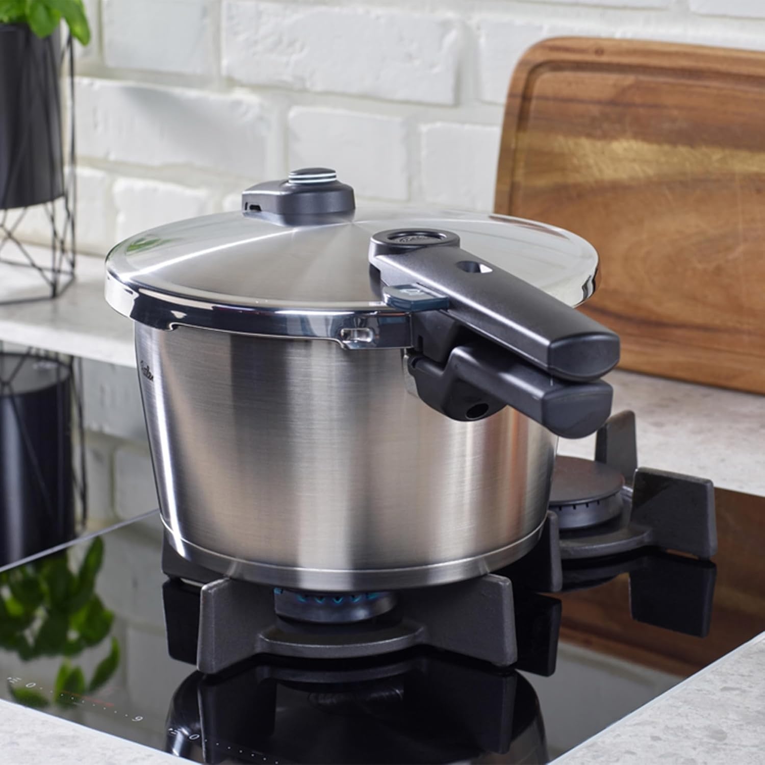 image:imageFissler Vitaquick Premium Pressure Cooker 26 Quart with Steamer Insert and Tripod48 Quarts