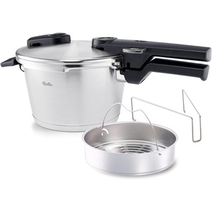 image:imageFissler Vitaquick Premium Pressure Cooker 26 Quart with Steamer Insert and Tripod26 Quarts